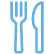 fork and knife icon